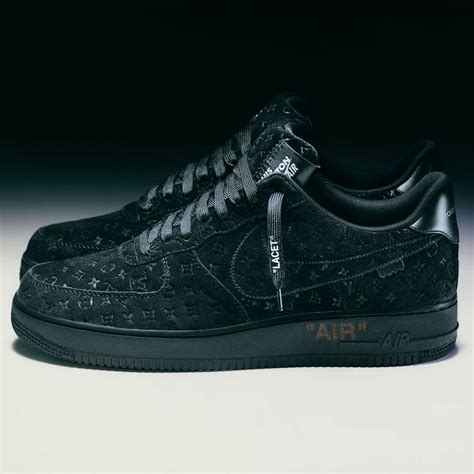 black lv airforce|air force 1s louis vuitton.